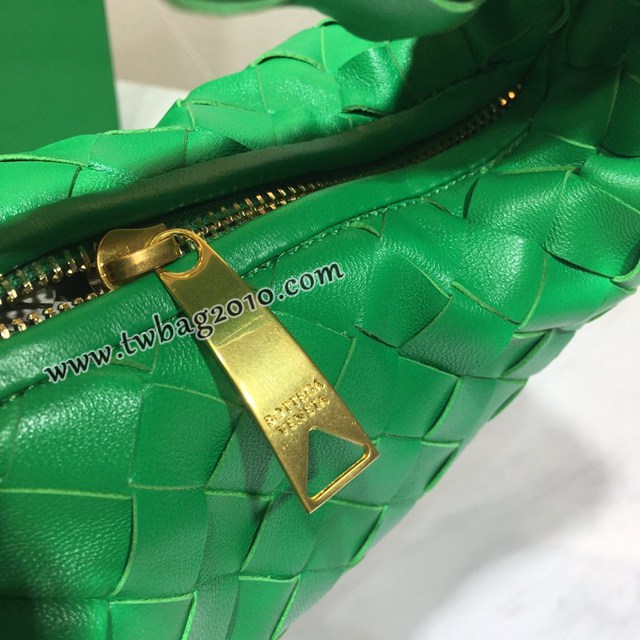 Bottega veneta高端女包 98080小號 寶緹嘉爆款jodie新版本2代編織打結圓形hobo包 BV經典款羊皮手工編織女包  gxz1256